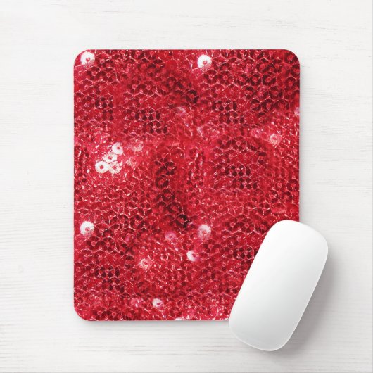 Imitate rotes Muster-Bild Mousepad (Mit Mouse)