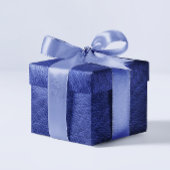 Imitate Royal Navy Blue Leather Texture Geschenkpapier Set