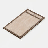 Imitate Rustikaler Baum Bark Texture Post-it Klebezettel (angewinkelt)