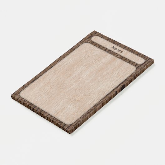 Imitate Rustikaler Baum Bark Texture Post-it Klebezettel (angewinkelt)