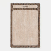 Imitate Rustikaler Baum Bark Texture Post-it Klebezettel (Vorderseite)