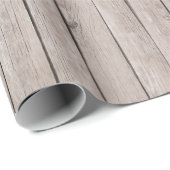 Imitate Rustikaler Holzbraun Geschenkpapier (Rolleneckpunkt)