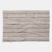 Imitate Rustikaler Holzbraun Geschirrtuch (Horizontal)