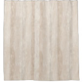 Imitate Rustikales Cremeholz Duschvorhang (Vorderseite)