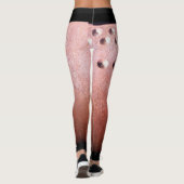 Imitate Rustikales, rostes Metall mit dem Namen au Leggings (Rückseite)