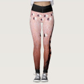 Imitate Rustikales, rostes Metall mit dem Namen au Leggings (Vorderseite)