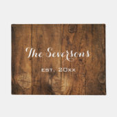 Imitate Rustikales Stallholz Fußmatte (Vorderseite)