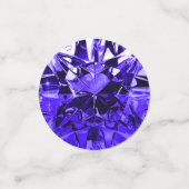 Imitate Sapphire Blue Diamond Gemstone Konfetti (Klein Vorderseite)