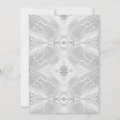 Imitate Satin Heiliger Geist Taufen Einladung (Rückseite)