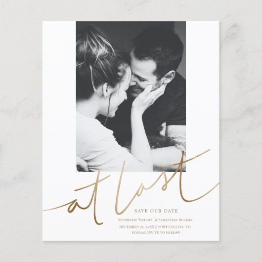 Imitate Save the Date Hochzeit (Vorderseite)