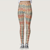 Imitate schmücken Strick Leggings in Weich, Herbst (Vorderseite)