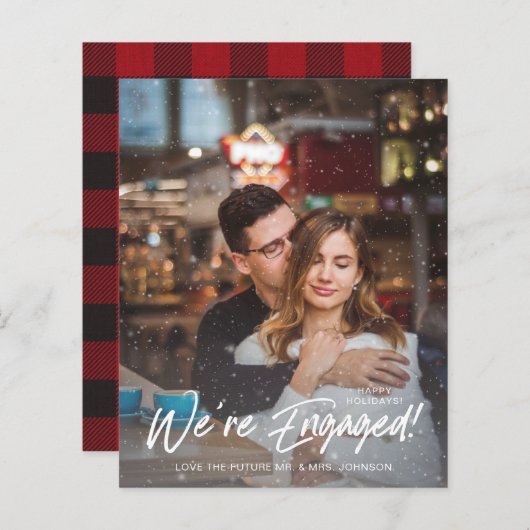 Imitate Schnee Wir sind Verlobt V Foto Buffalo (Vorne/Hinten)