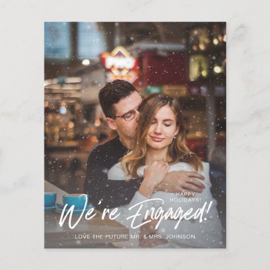 Imitate Schnee Wir sind Verlobt V Foto Buffalo (Vorderseite)