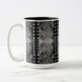 Imitate Schnürleder Textur Kaffee Tasse (Links)