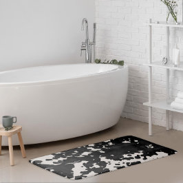 Imitate Schwarze Felder Land Western Badematte