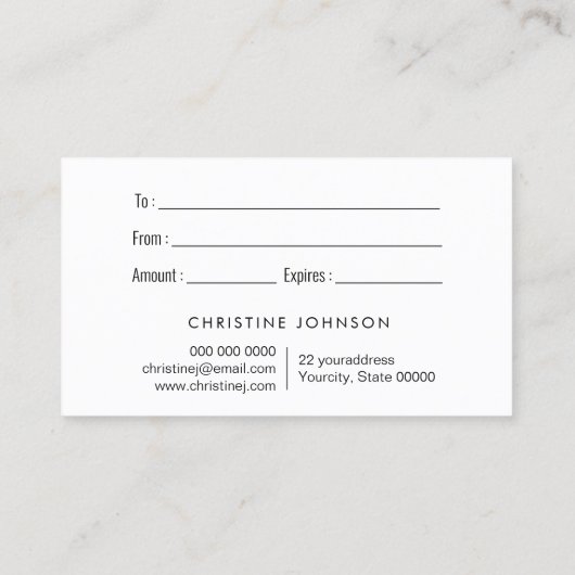 Imitate Schwarzer Glitzer Tropfen Geschenkkarte Visitenkarte (Rückseite)