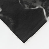 Imitate Schwarzer Marmor Aussehen benutzerdefinier Fleecedecke