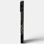 Imitate Schwarzer Marmor Case-Mate iPhone Hülle (Rückseite / Links)