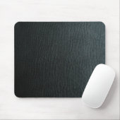 Imitate Schwarzes Leder Textur Mousepad (Mit Mouse)