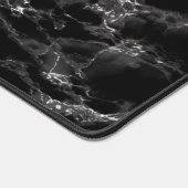 Imitate Schwarzes Marmordesign Schreibtischunterlage (Ecke)