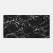 Imitate Schwarzes Marmordesign Schreibtischunterlage (Vorderseite)