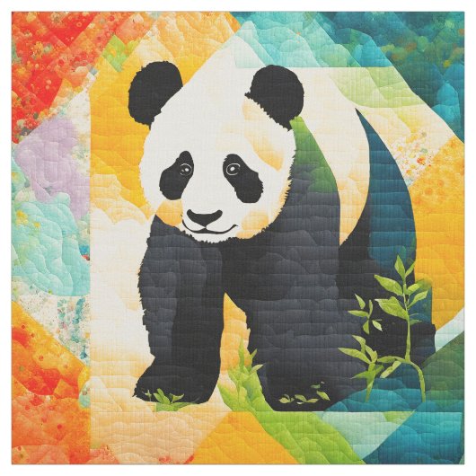 Imitate sehen wie Panda Bear Cheatblock Stoff (Muster)