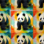 Imitate sehen wie Panda Bear Cheatblock Stoff (Kachel)