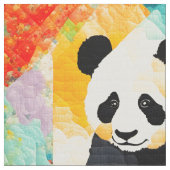 Imitate sehen wie Panda Bear Cheatblock Stoff (Nahaufnahme)