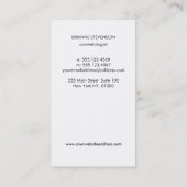 Imitate Sequel Blush Pink Fashion & Beauty Stylist Visitenkarte (Rückseite)