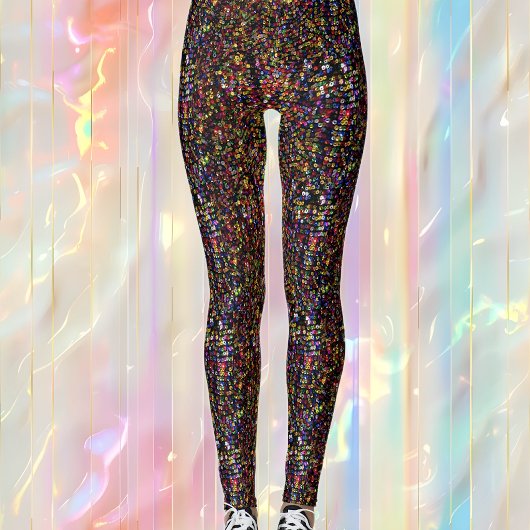 Imitate-Sequenzen Leggings