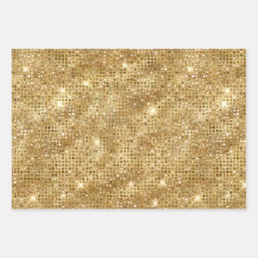 Imitate Sequins Sparkle Geschenkpapier Set (Vorderseite 3)