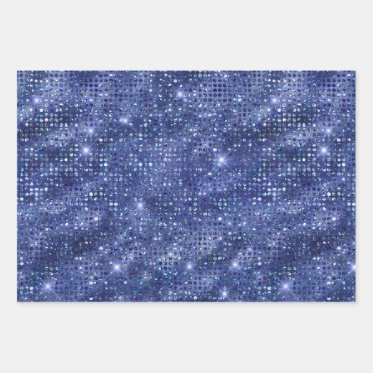 Imitate Sequins Sparkle Geschenkpapier Set (Vorderseite)