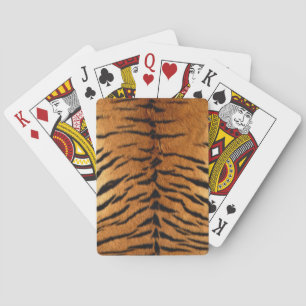 Imitate Sibirische Tigerhaut Spielkarten