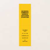 Imitate - Sicherheitszeichen Visitenkarten (Innenseite Aufgefaltet)