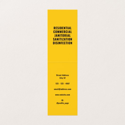 Imitate - Sicherheitszeichen Visitenkarten (Innenseite Aufgefaltet)