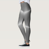 Imitate Silber benutzerdefinierbarer Textname Tren Leggings (Links)