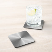 Imitate Silber Edelstahl Getränkeuntersetzer (Rechte Seite)