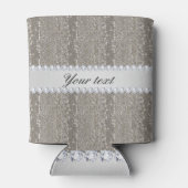 Imitate Silber-Sequenzen und Diamanten Dosenkühler (Rückseite)