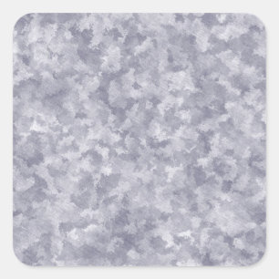 Imitate Silbergalvanisiertes Stahlmetall Quadratischer Aufkleber