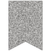 Imitate Silberne Glitzer. Wimpelkette (Dritte Fahne)