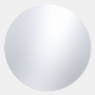 Imitate Silver Blank Template Glamour Elegantes De Runder Aufkleber