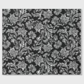 Imitate Silver Damaskus Pattern Geschenkpapier (Flach)