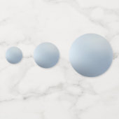 Imitate Silver Elegant Blank Modern Template Custo Konfetti (Vorderseiten)