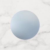Imitate Silver Elegant Blank Modern Template Custo Konfetti (Klein Vorderseite)