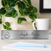 Imitate Silver Foil mit Ihrem Logo Namensplakette