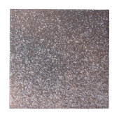 Imitate Silver Glitzer Grafik Fliese (Vorderseite)