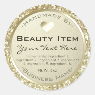 Imitate Silver Glitzer Handmade Skin Care Produkte Runder Aufkleber