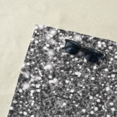 Imitate Silver Glitzer Textur Look & Individuelle Strandtuch (Beispiel)