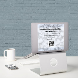 Imitate Silver Gray Marmor Aufkleber