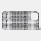 Imitate Silver Metal Muster iPhone X Fall Case-Mate iPhone Hülle (Rückseite (Horizontal))